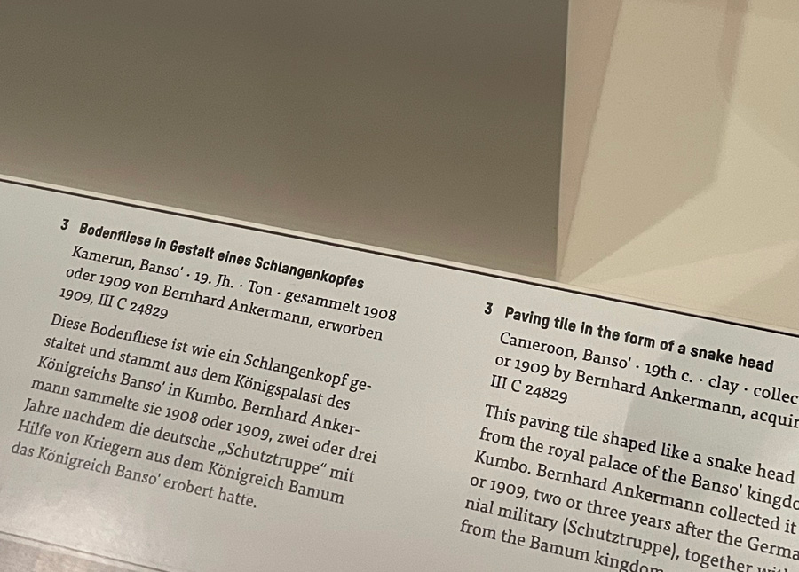 TypografischerEntwurf Ausstellungsgrafik Humboldt-Forum Berlin