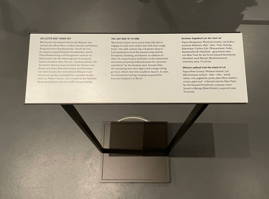 TypografischerEntwurf Ausstellungsgrafik Humboldt-Forum Berlin